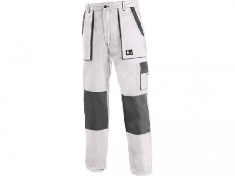 Kalhoty CXS LUXY JOSEF, pánské, bílo-šedé